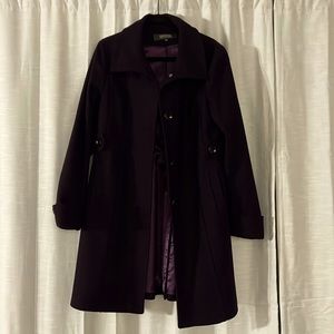 Kenneth Cole Dark Purple Peacoat